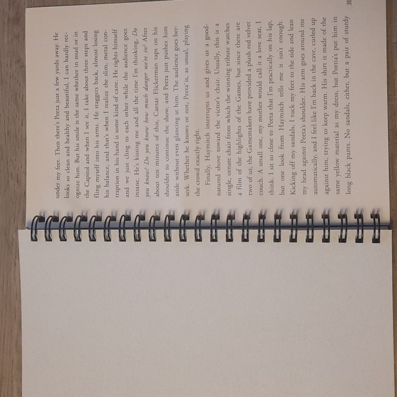 Secret Journal " The Hunger Games" Handmade journal - Picture 5 of 7